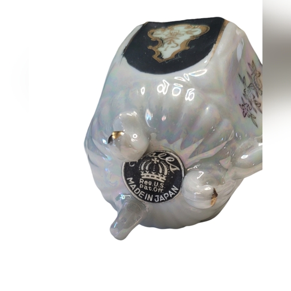 Vtg Wales China Demitasse Cup Iridescent - Picture 5 of 13